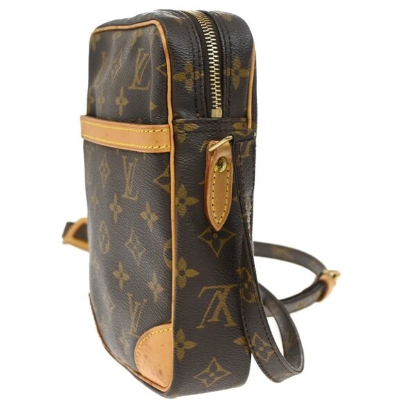 LOUIS VUITTON Danube Shoulder Bag Monogram Leather Brown France - Picture 2 of 16